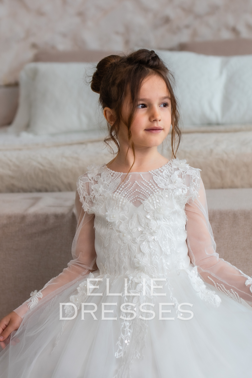 Ivory Dress with Open back