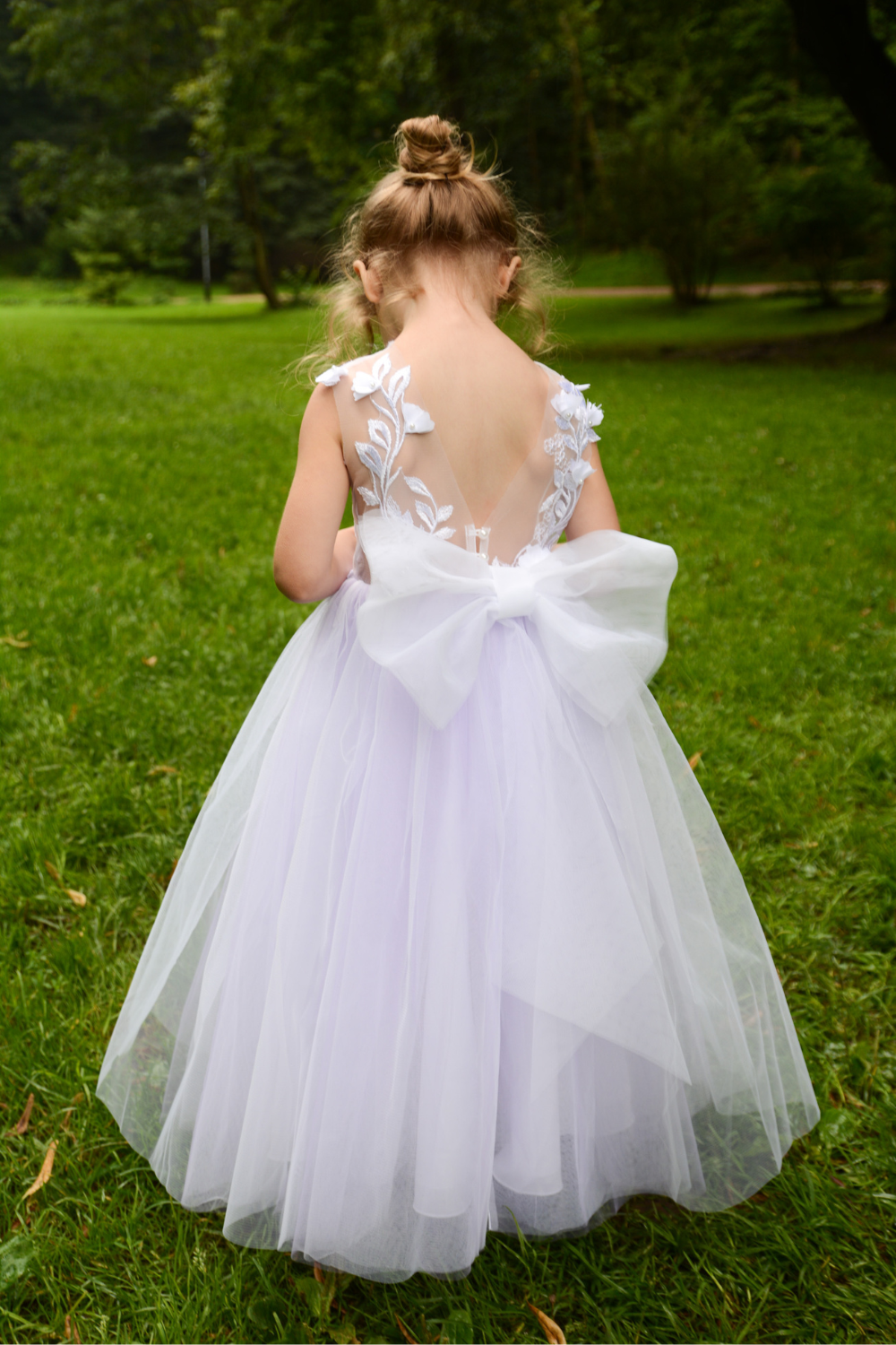 Liliac Flower Girl Dress