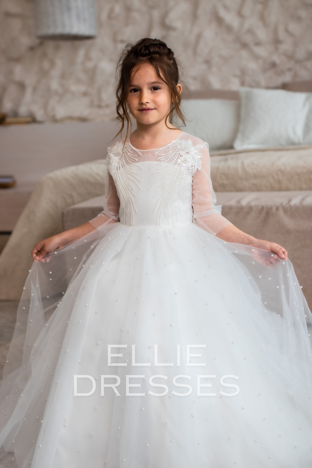 Dress with Pearl Skirt