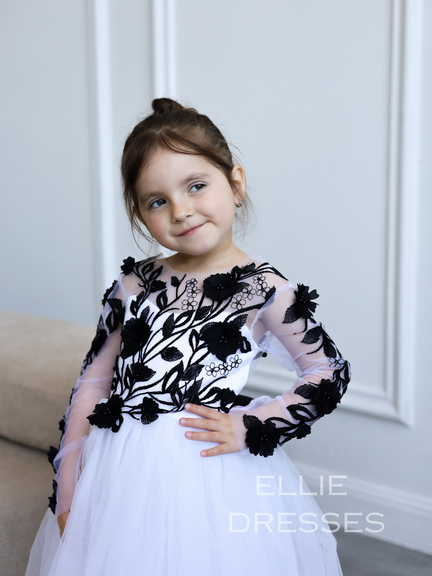 Long Sleeve Black Lace Dress