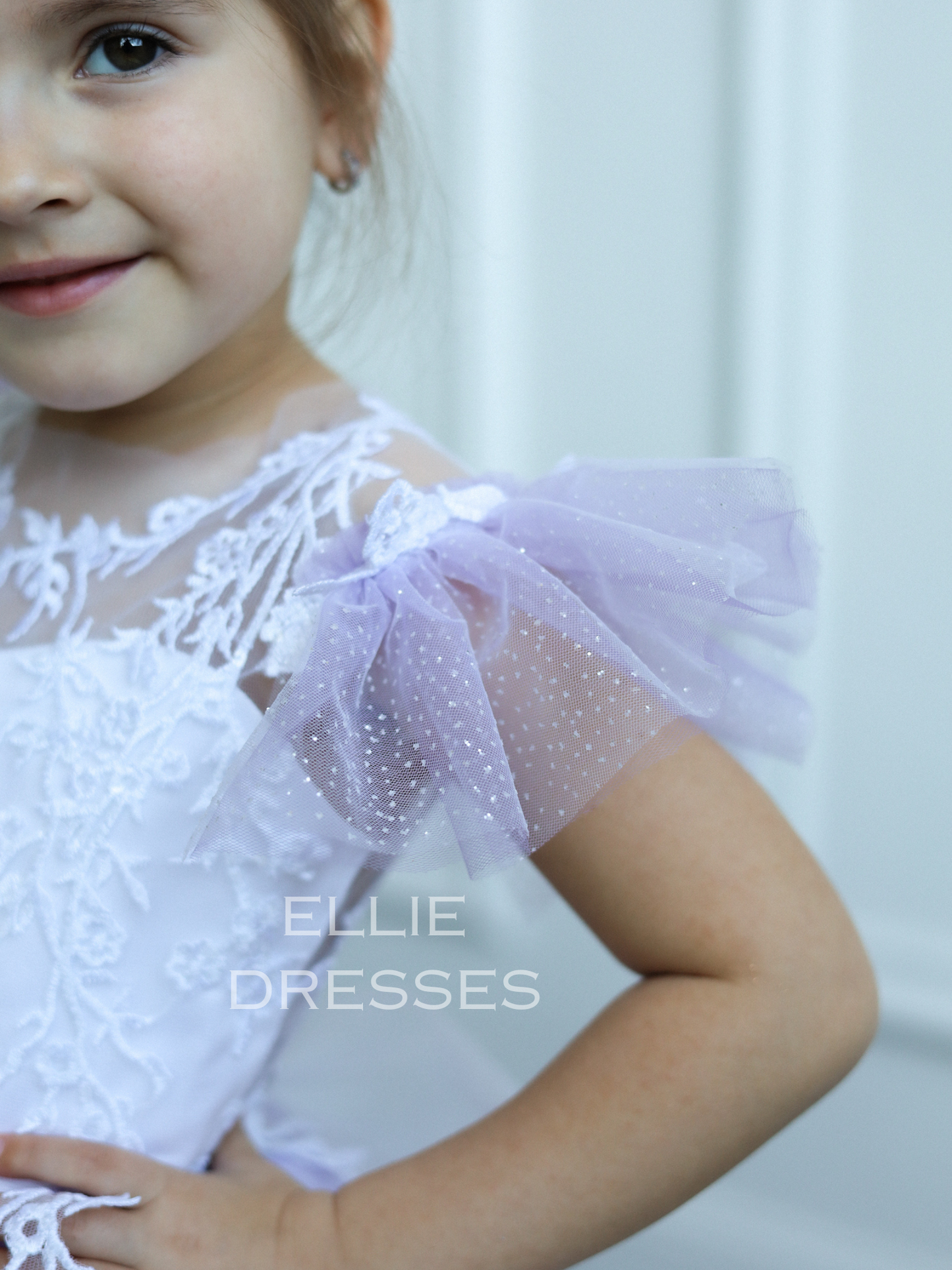 Purple sparkle Girl Dress
