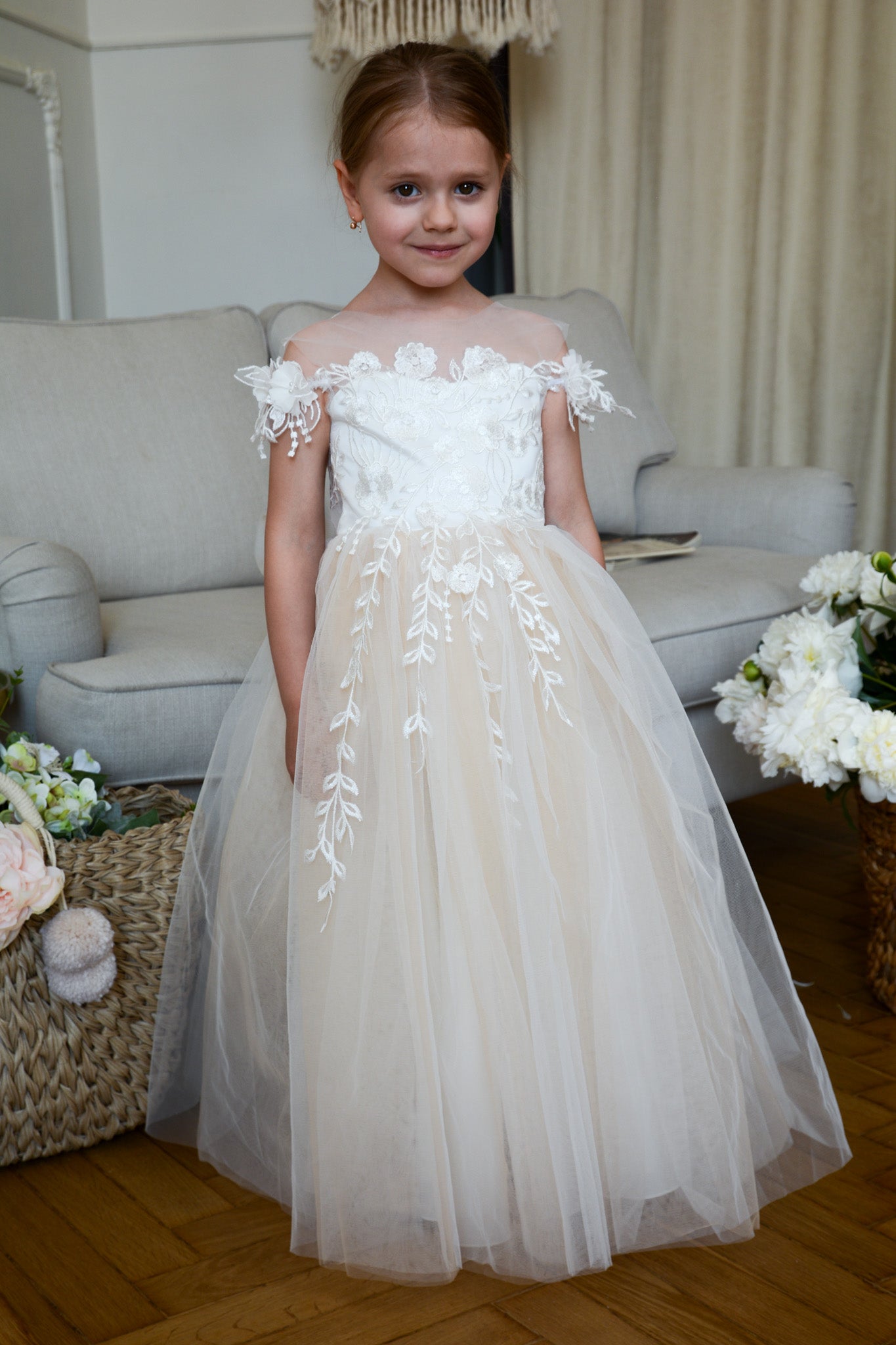 Puffy Nude Dress