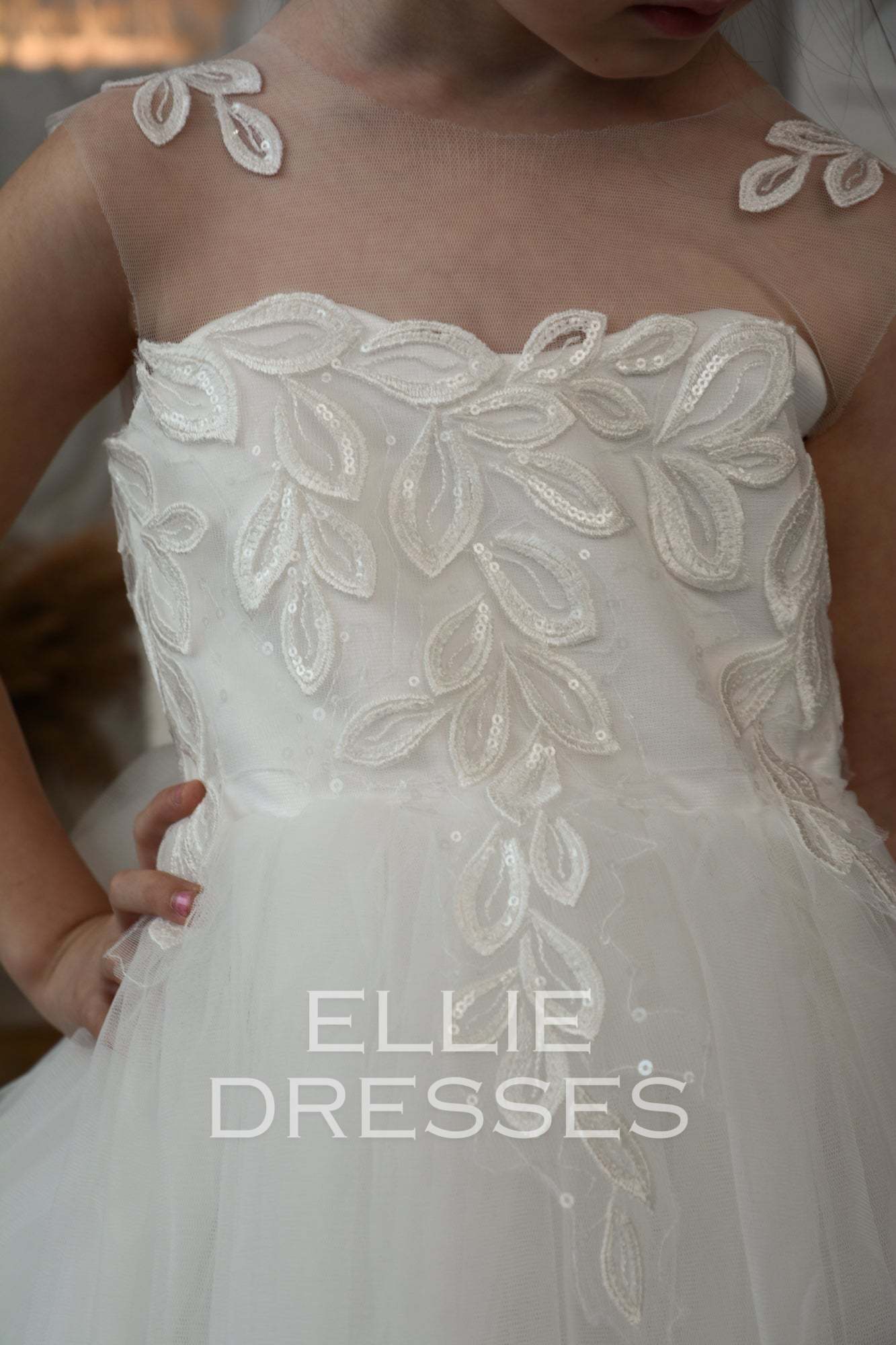 Flower Girl's Lace Dress