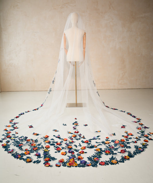 COLORFUL SUNSET VEIL