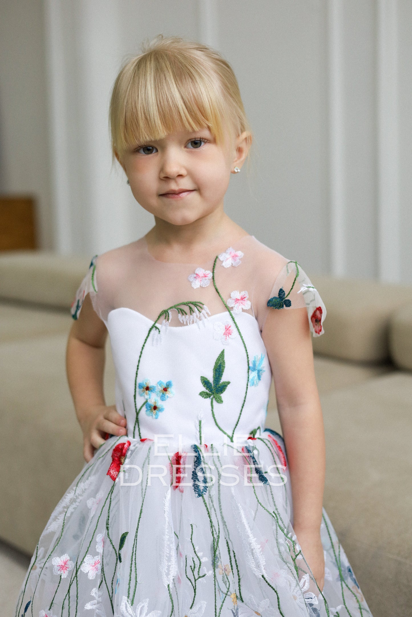NEW! Colored Girl Gown