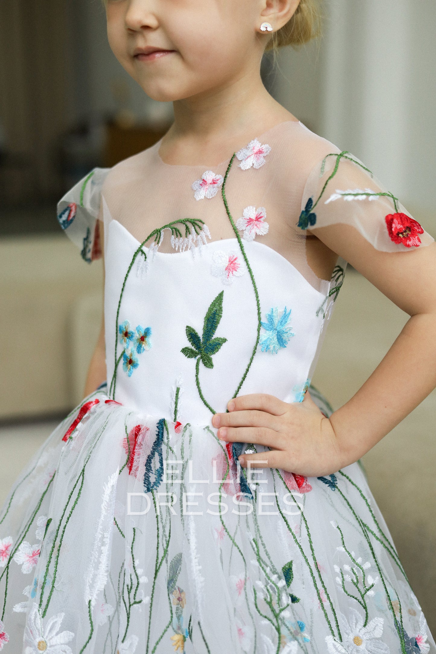 NEW! Colored Girl Gown