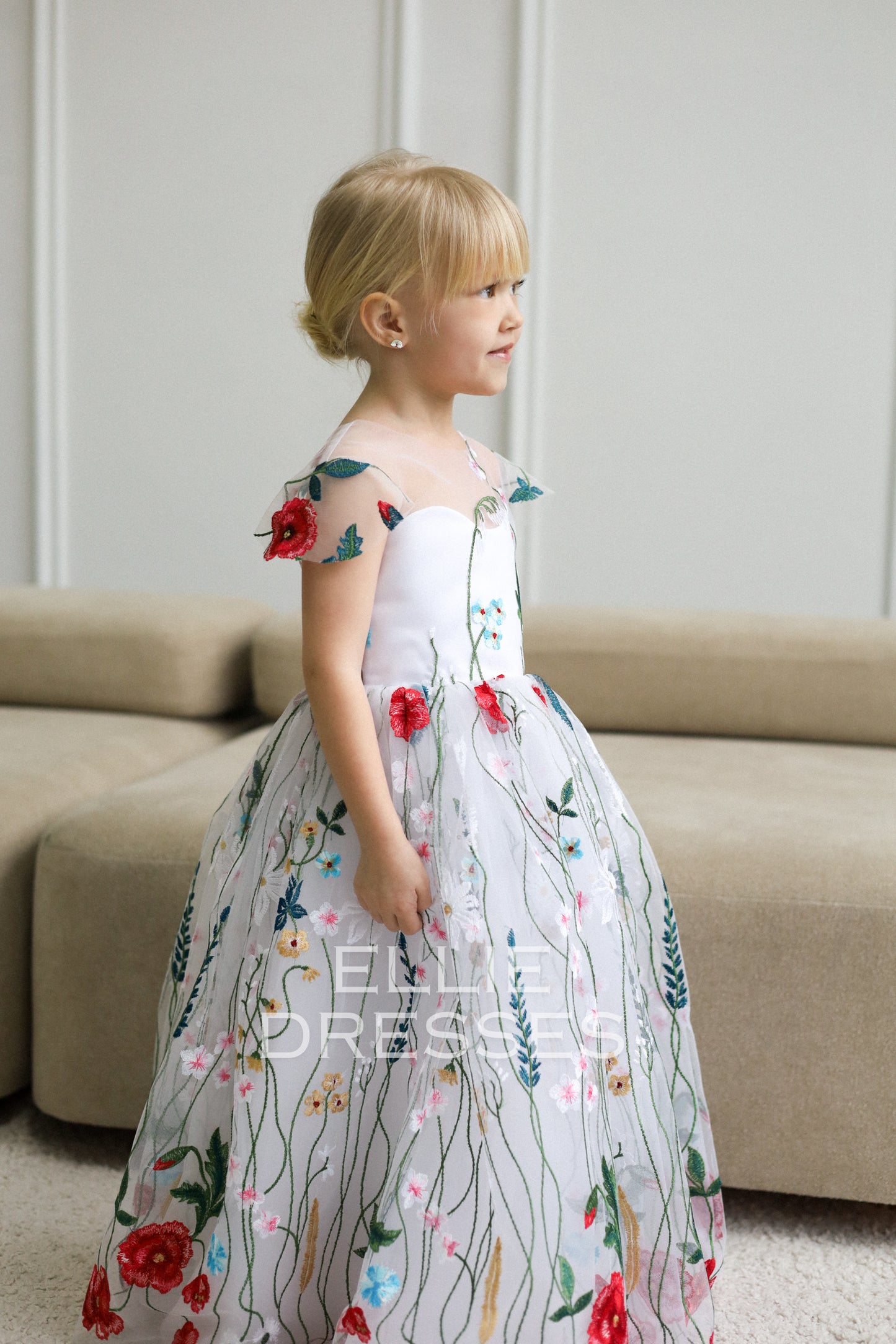 NEW! Colored Girl Gown