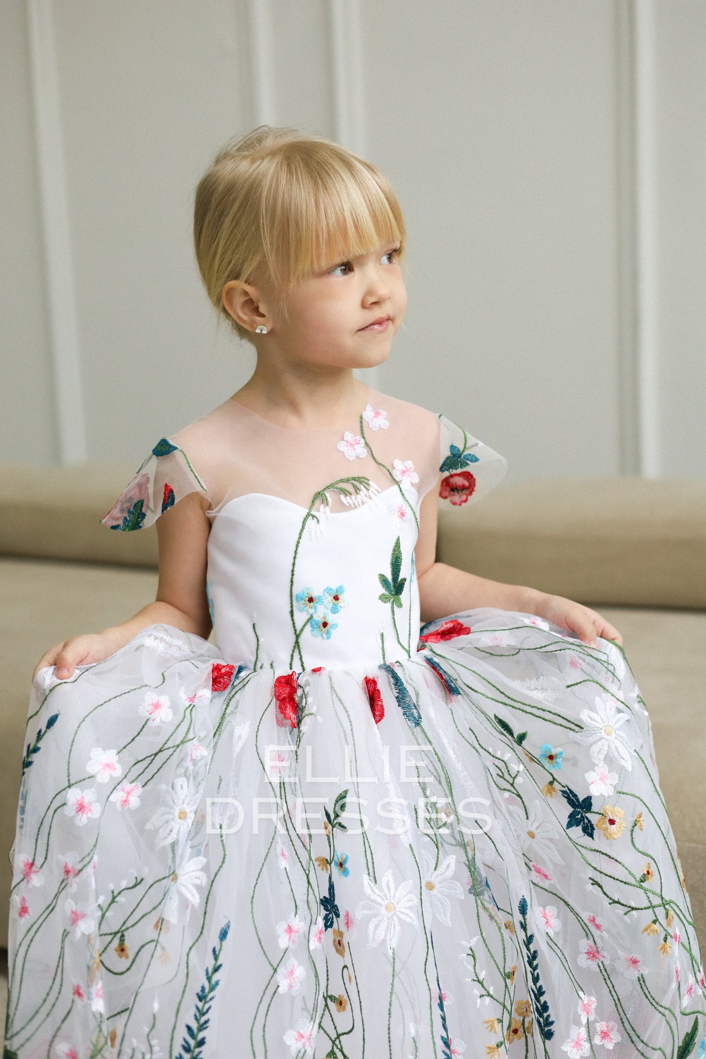 NEW! Colored Girl Gown