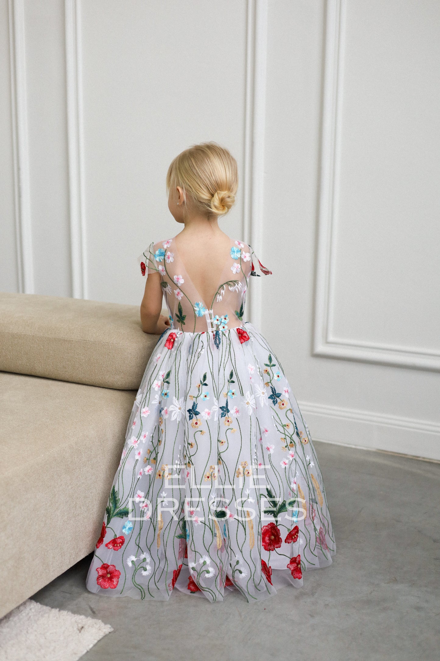 NEW! Colored Girl Gown