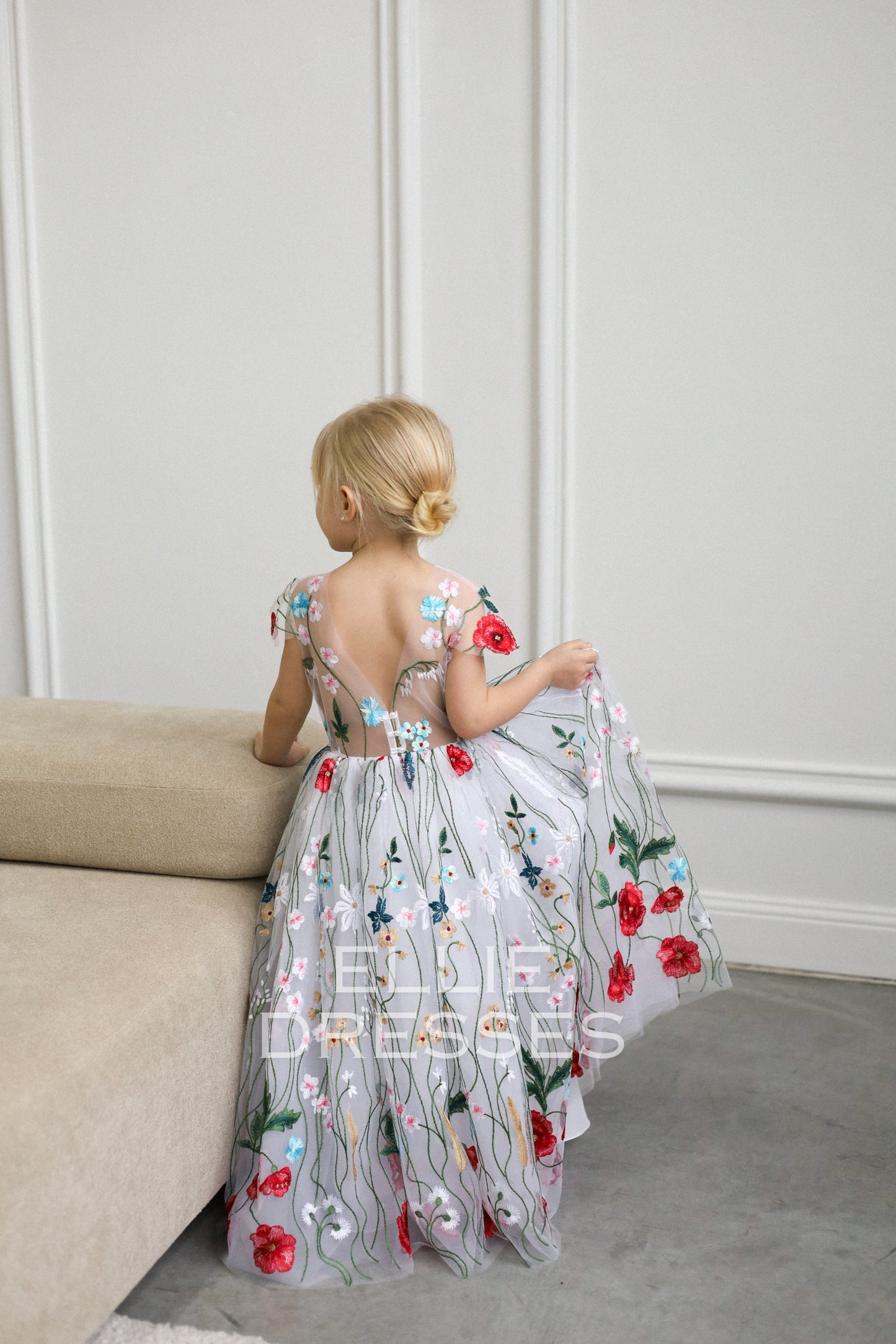 NEW! Colored Girl Gown