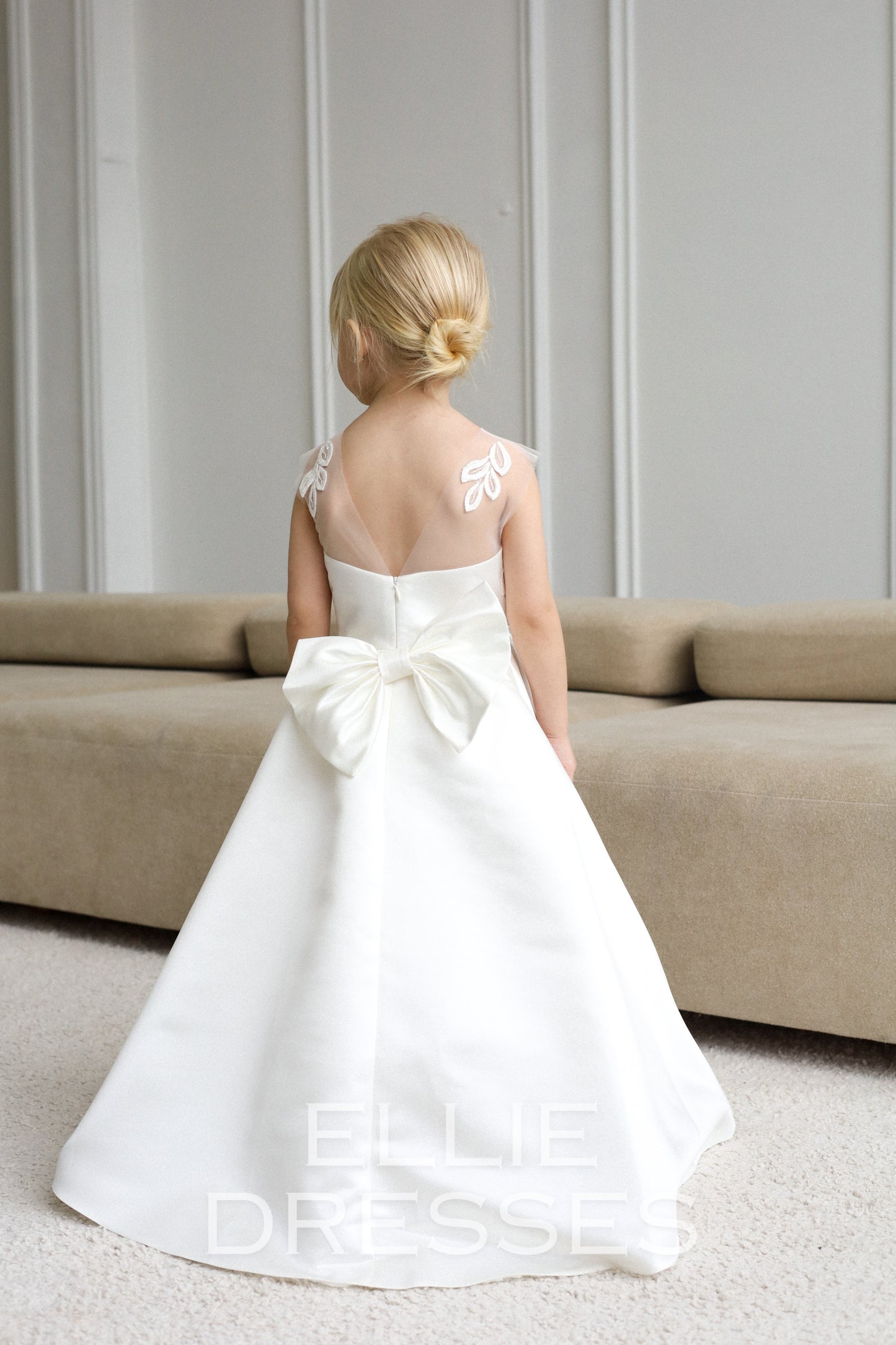 NEW! Classic Dress with satin skirt