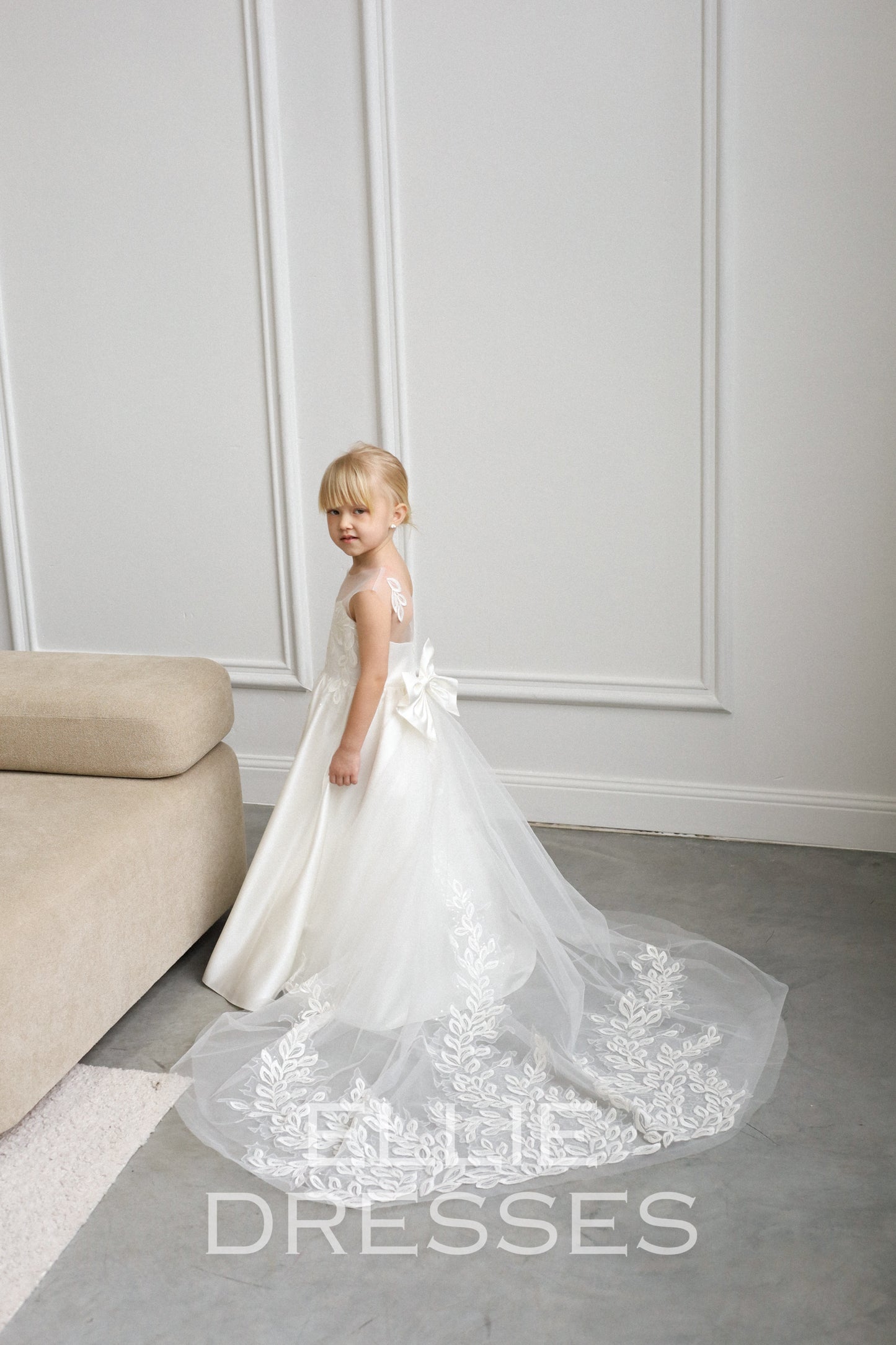 NEW! Classic Dress with satin skirt