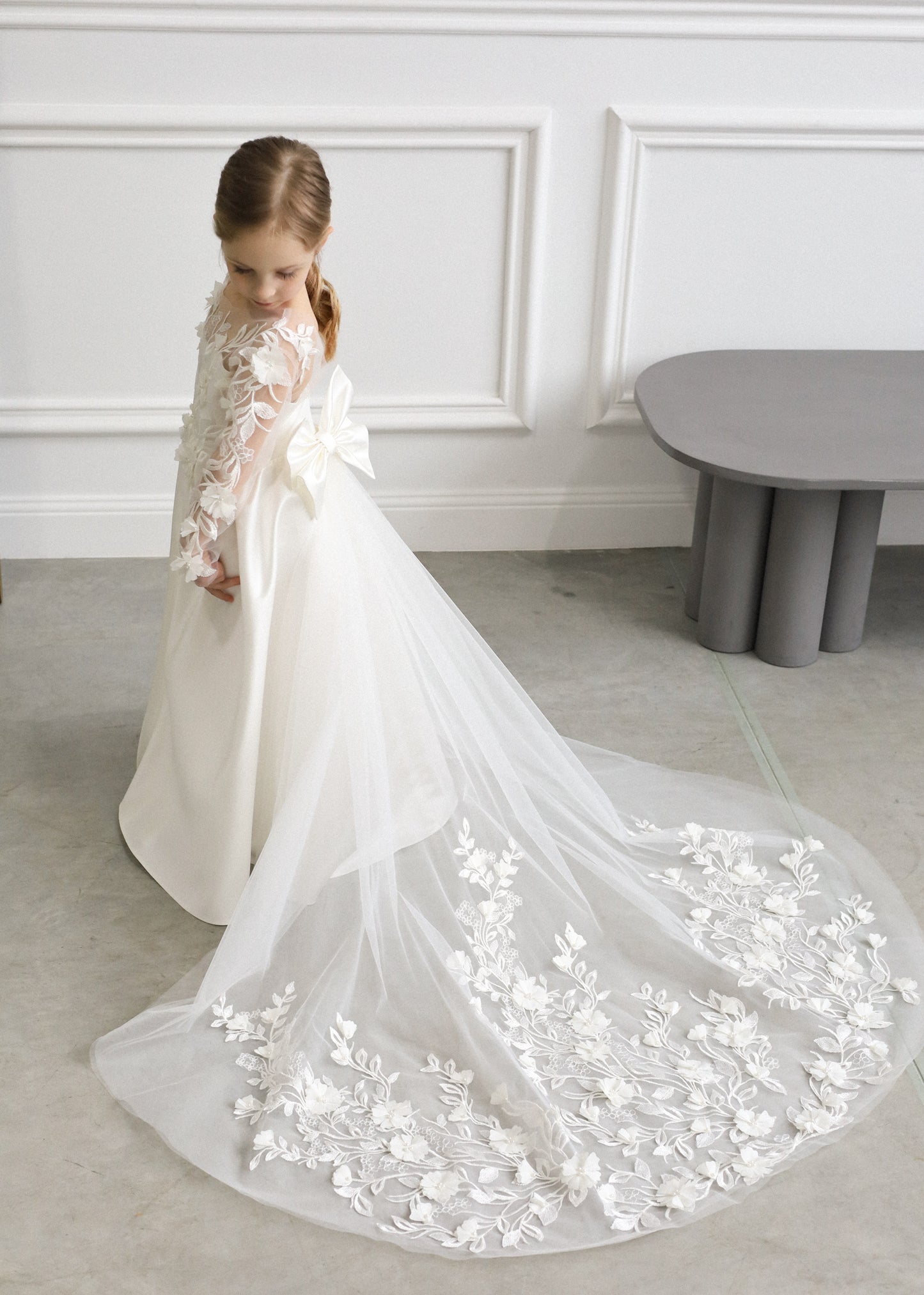 NEW! Satin Skirt Dress with long sleeves