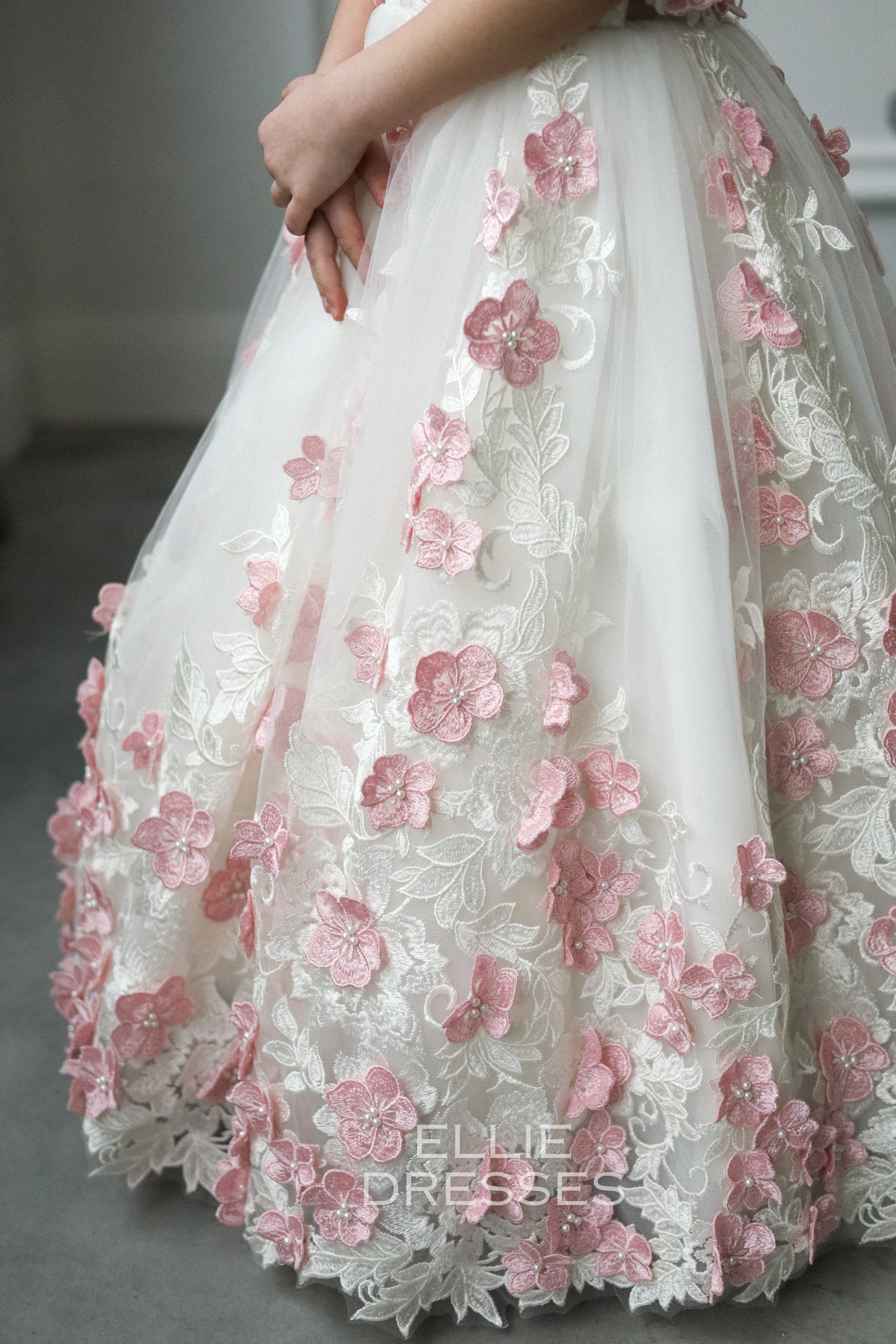 Pink & Ivory Girl dress