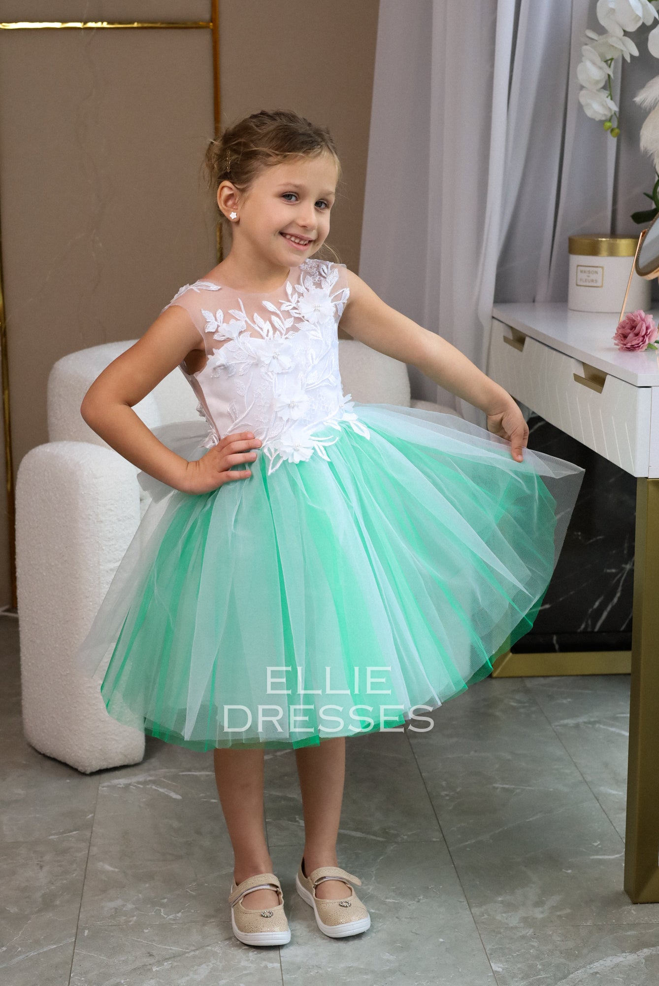 Emerald Green Tutu Dress