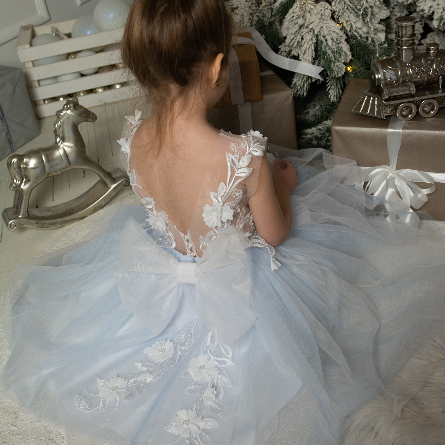 Light Blue Tutu Dress