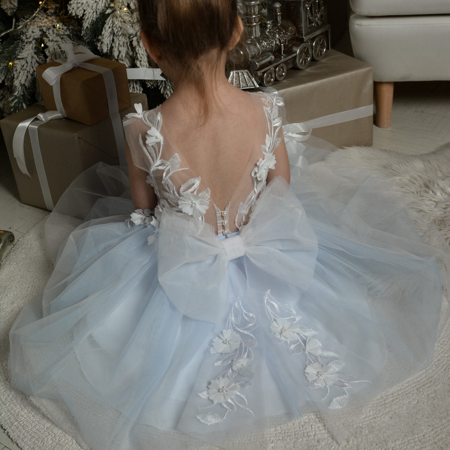 Light Blue Tutu Dress