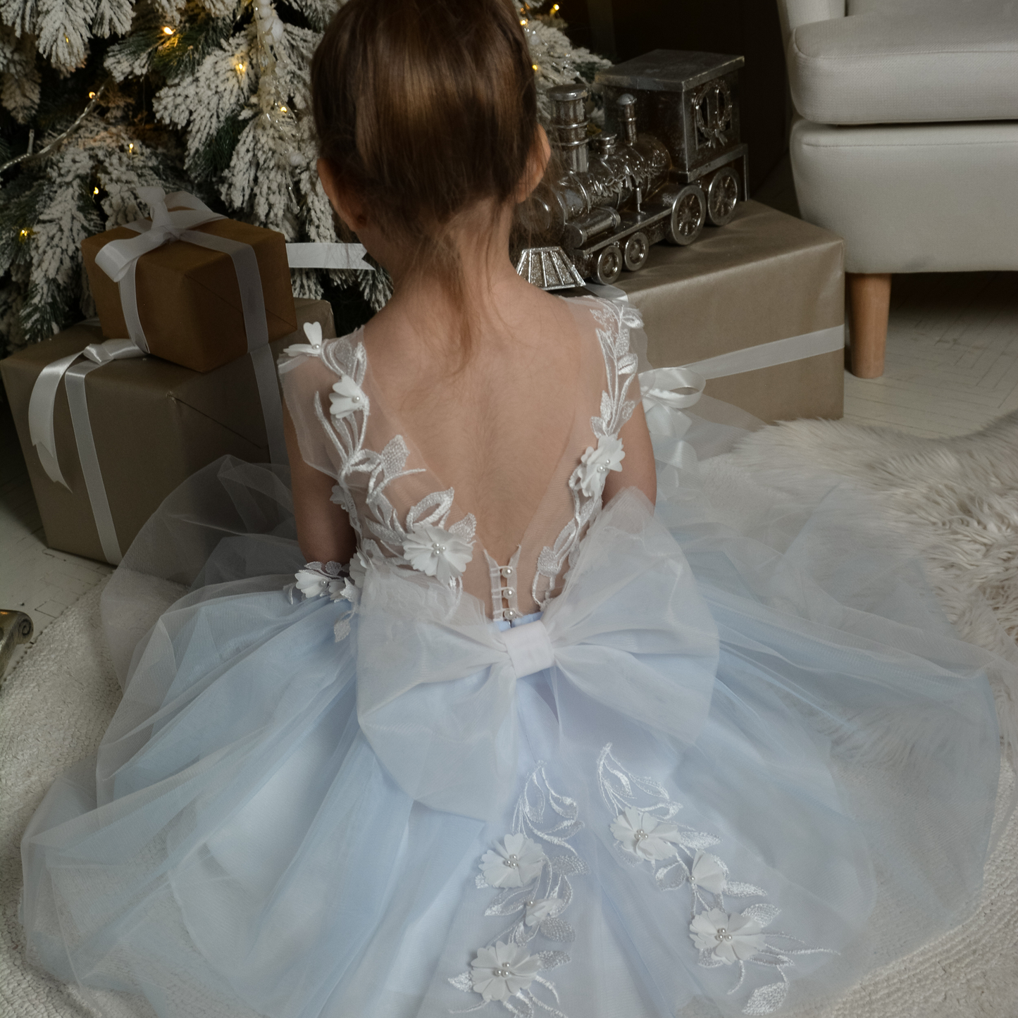 Light Blue Tutu Dress