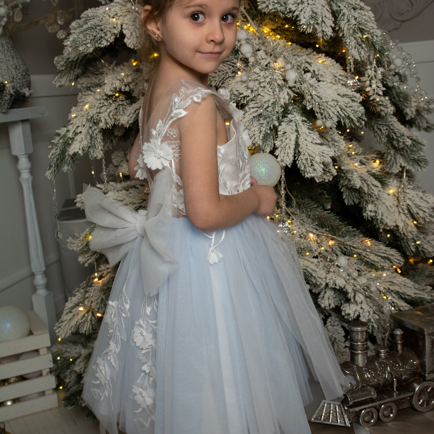 Light Blue Tutu Dress