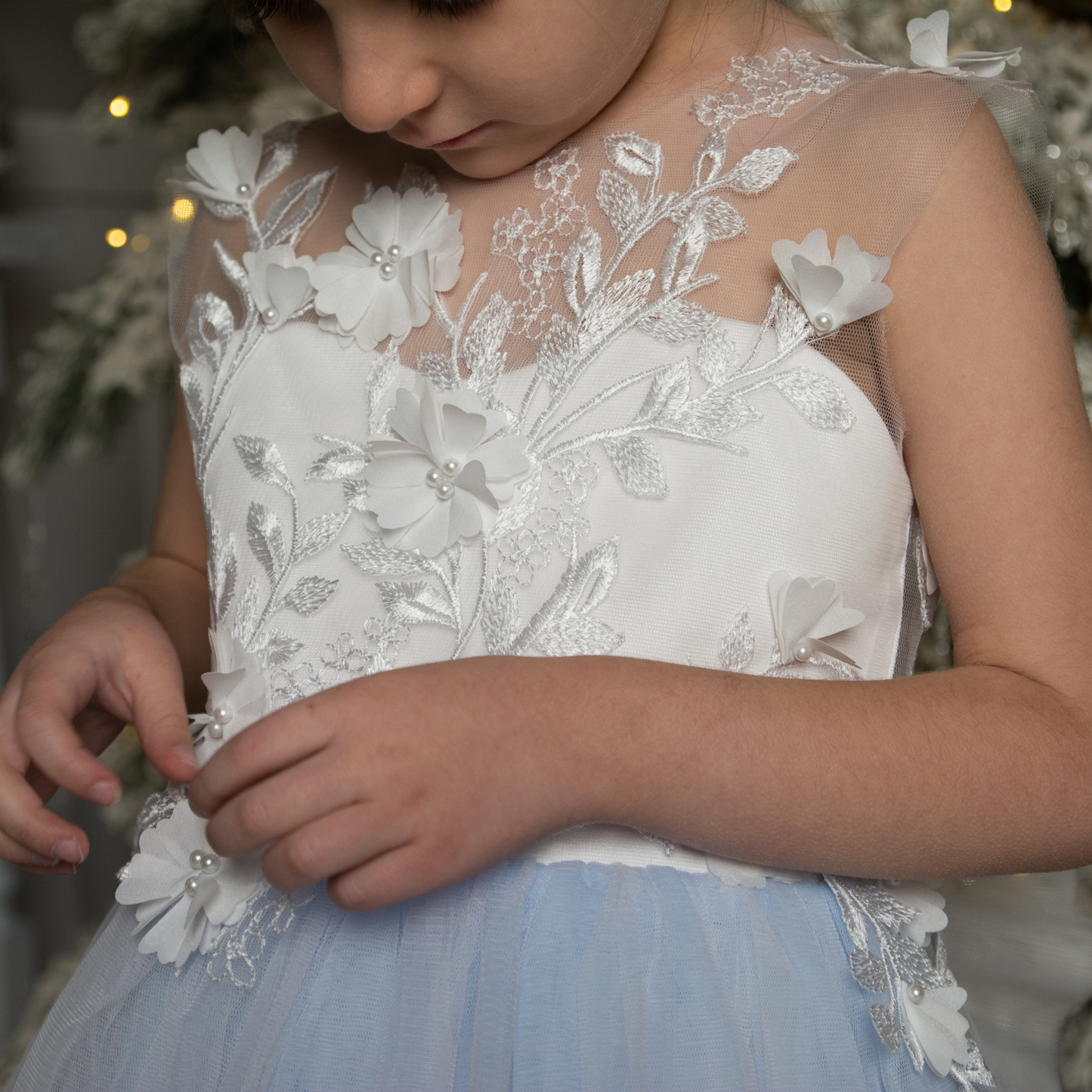 Light Blue Tutu Dress