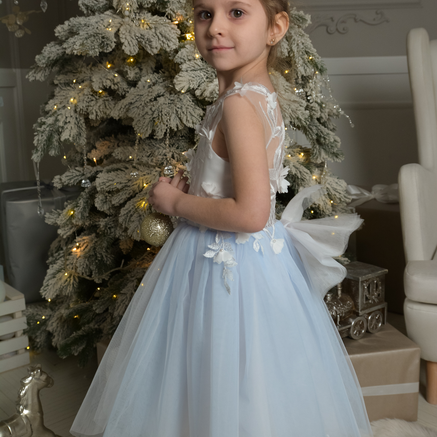 Light Blue Tutu Dress