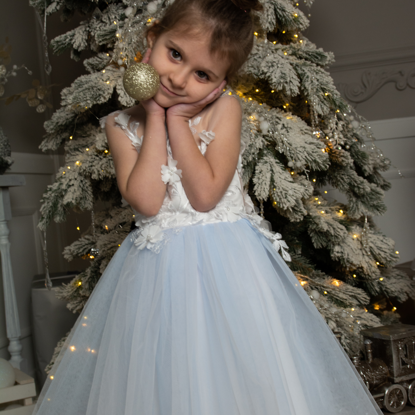 Light Blue Tutu Dress