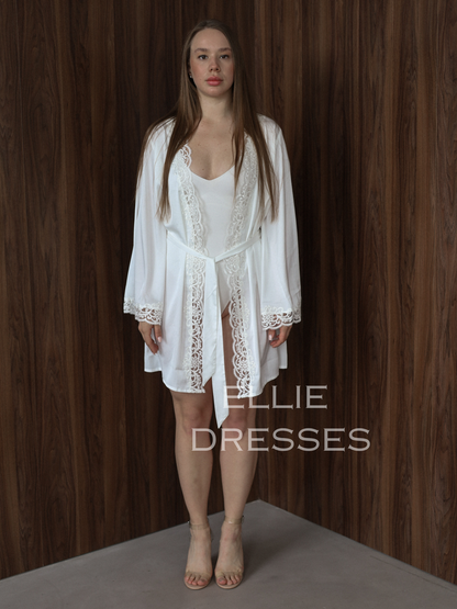Bridal Lace Robe