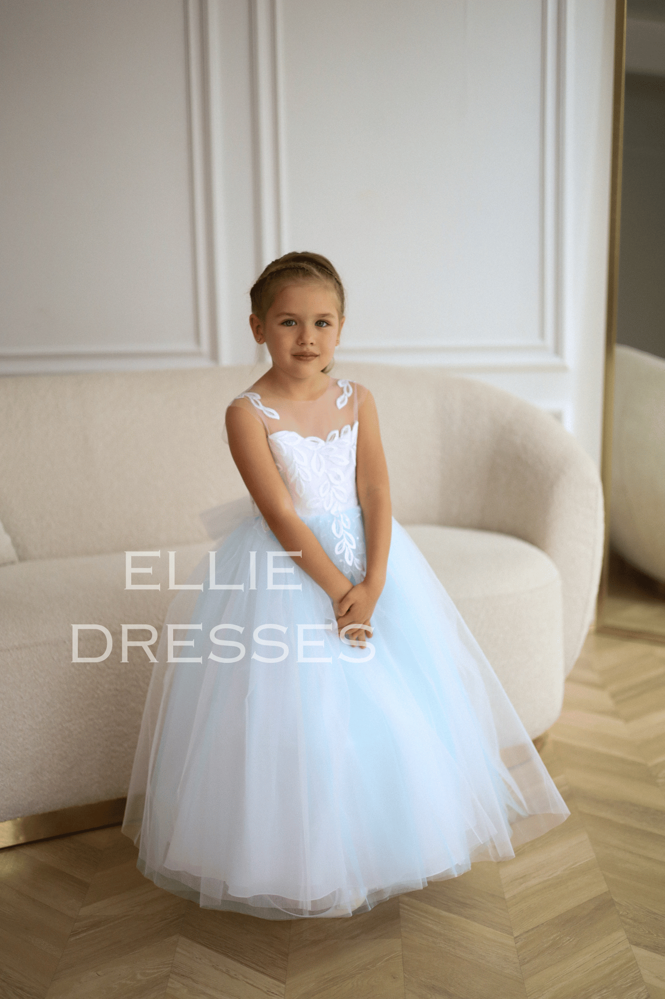 Light Blue Flower Girl Dress – Ellie Dresses Light Blue Flower Girl Dress – Ellie Dresses
