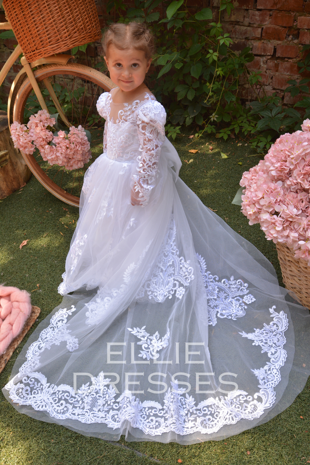 Exclusive White Victorian Gown Exclusive White Victorian Gown