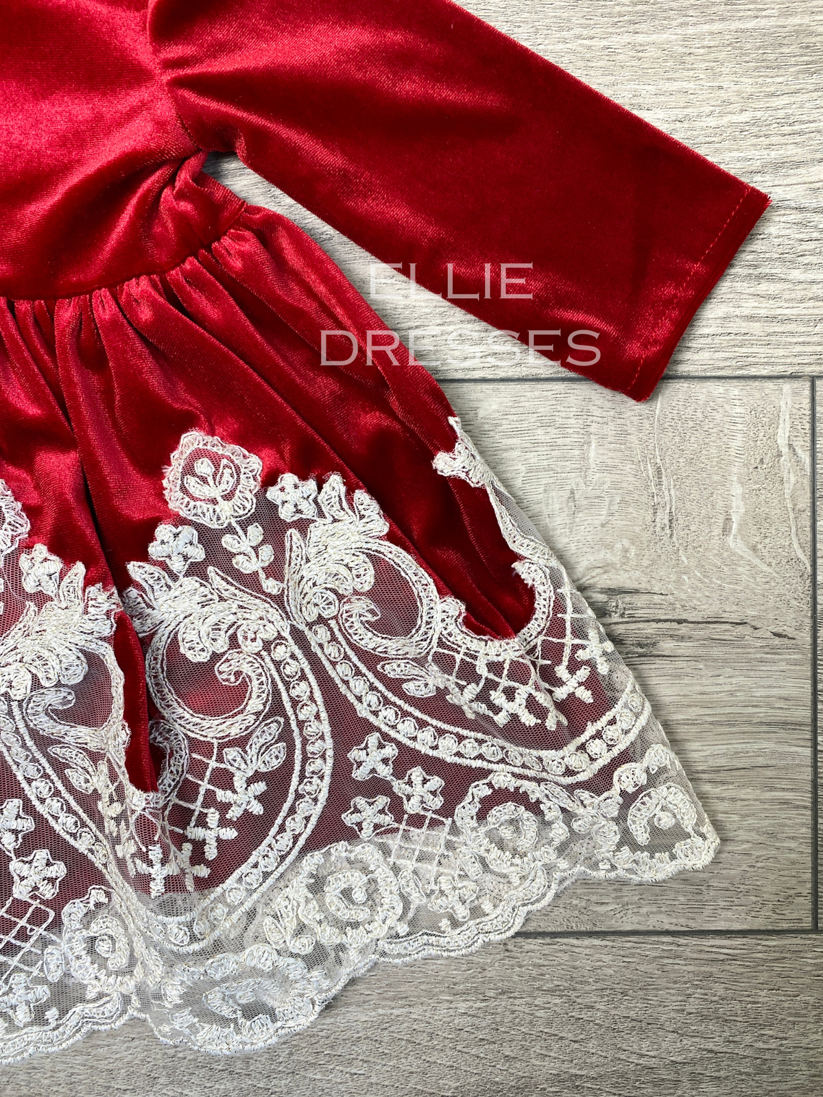 Christmas Baby Velour Dress CD007