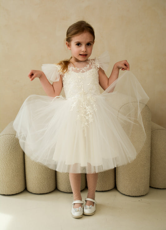 Short Floral Girl Dress D7