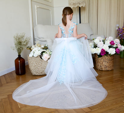 Light Blue Floral Dress