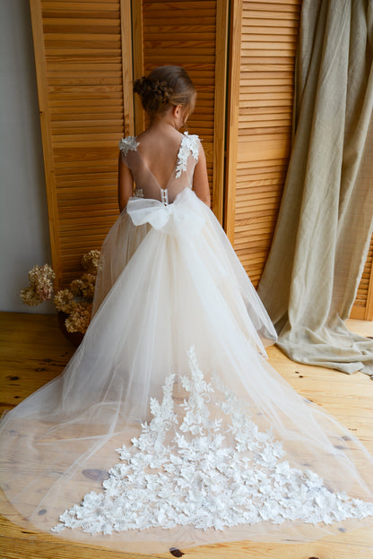 Nude Girl Gown