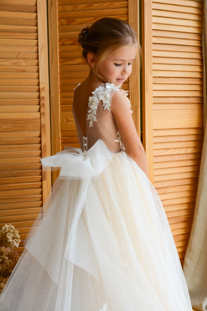 Nude Girl Gown