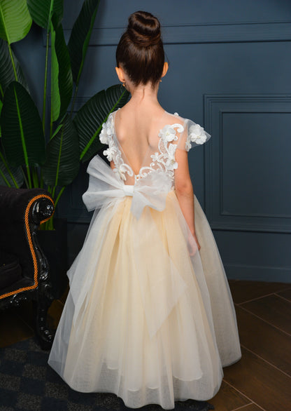Dress with 3D Flowers