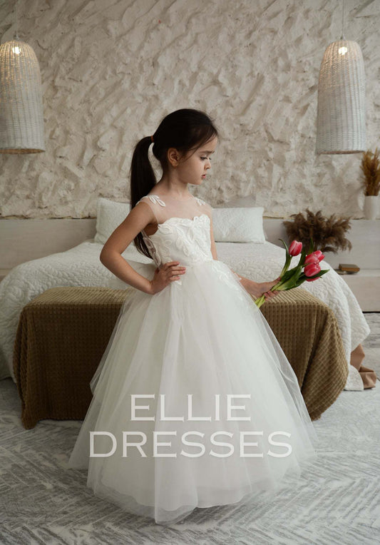 Flower Girl's Lace Dress D6