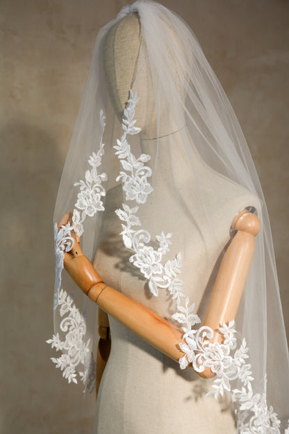 FLORAL WEDDING VEIL