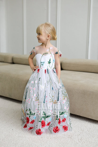 NEW! Colored Girl Gown