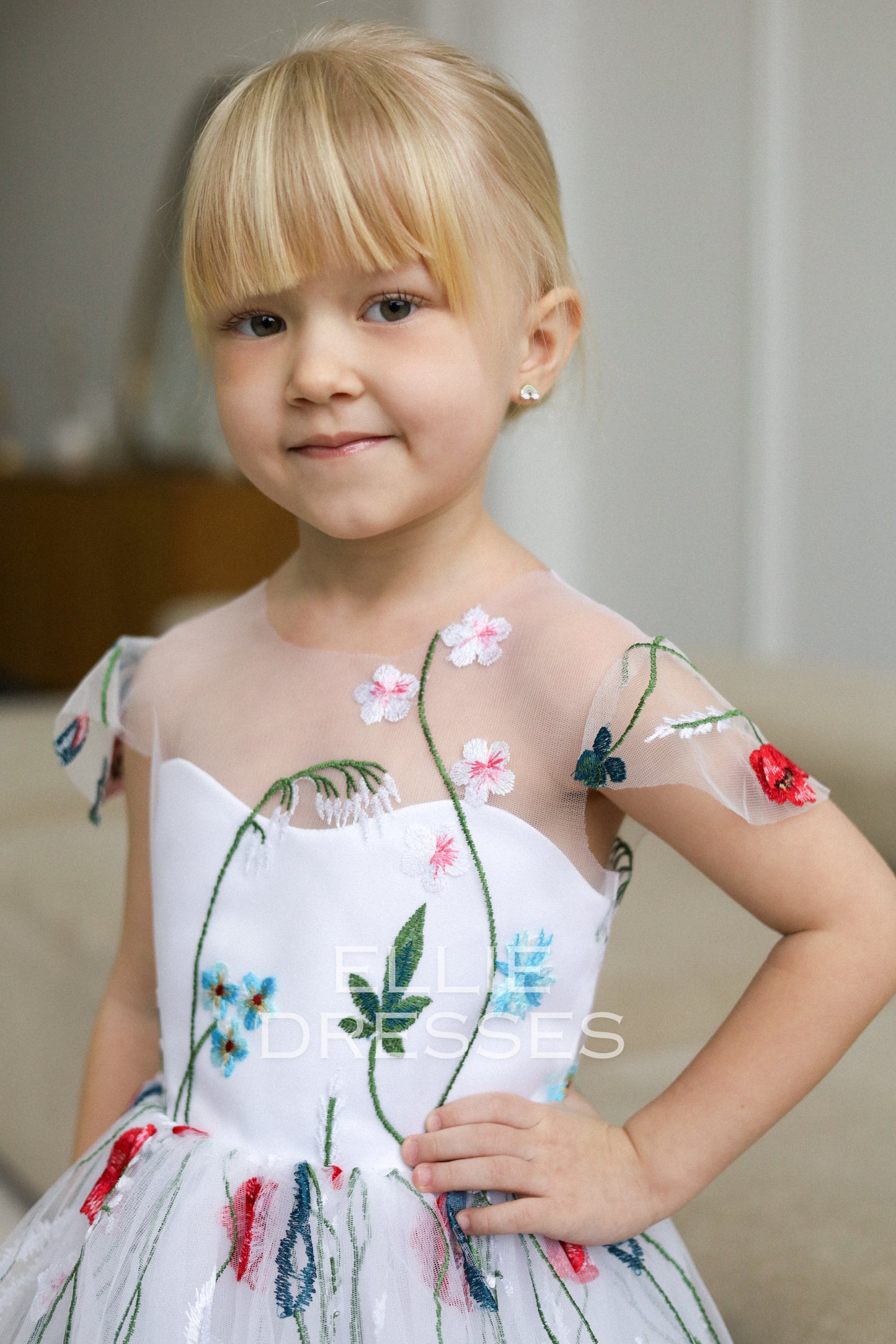 NEW! Colored Girl Gown
