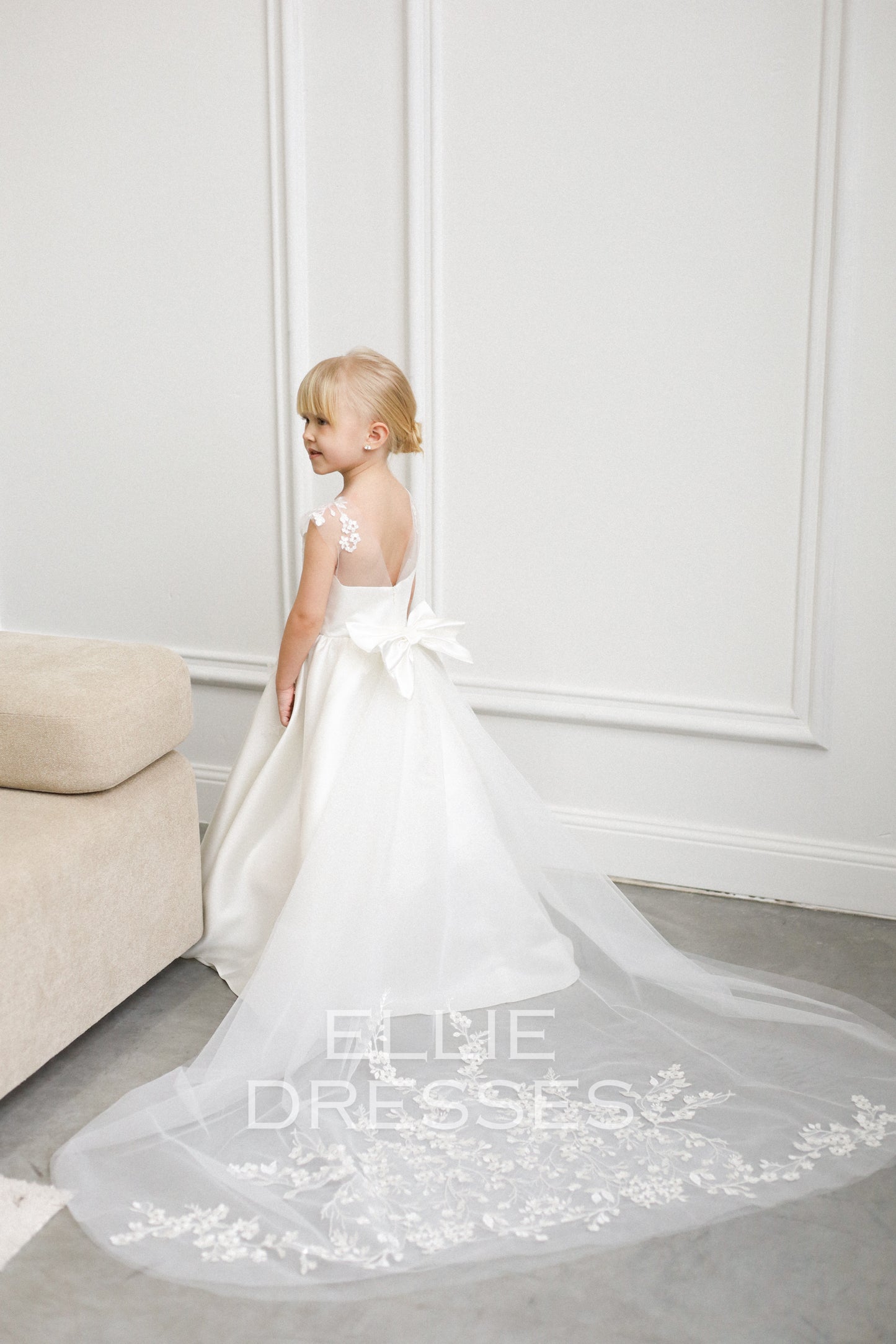 NEW!! Satin Dress with lace top