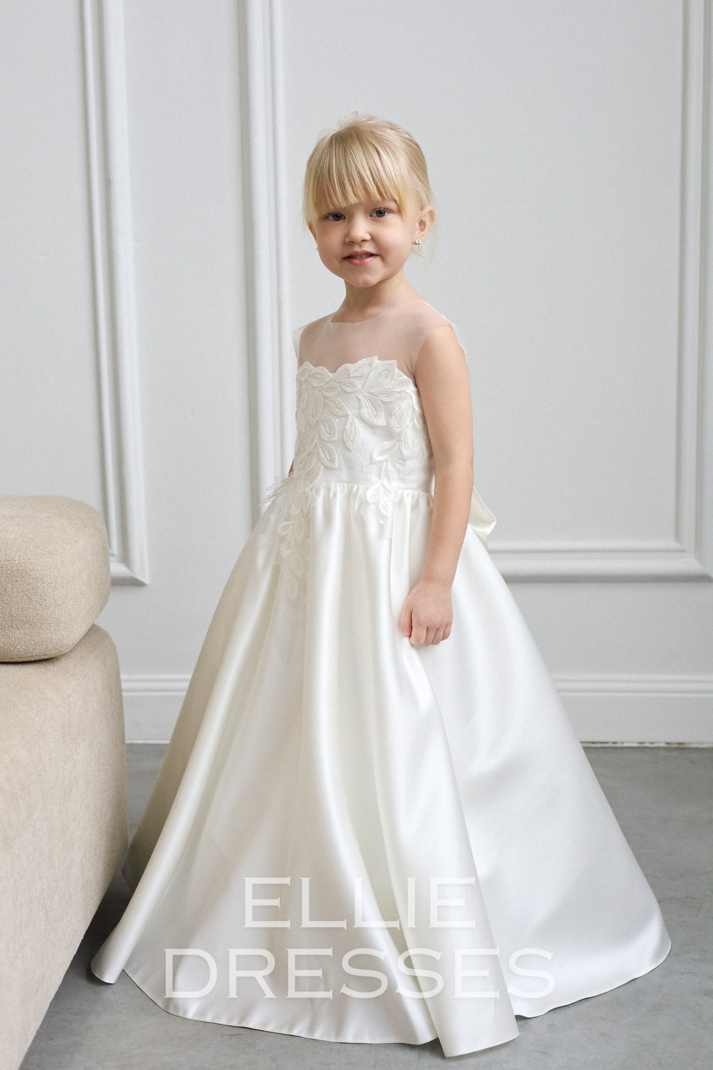 NEW! Classic Dress with satin skirt