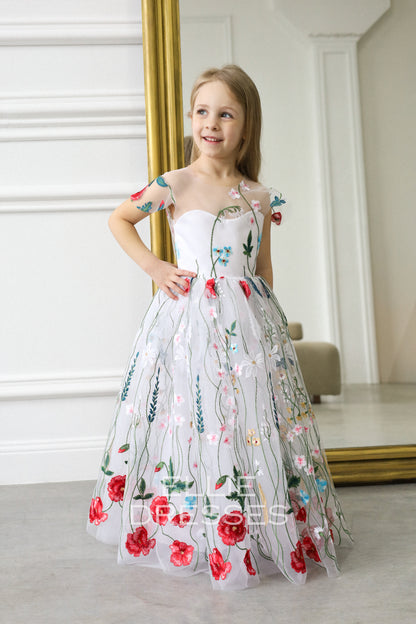 NEW! Colored Girl Gown