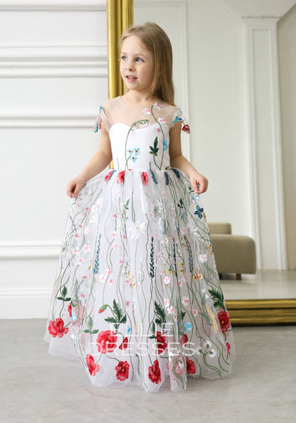 NEW! Colored Girl Gown