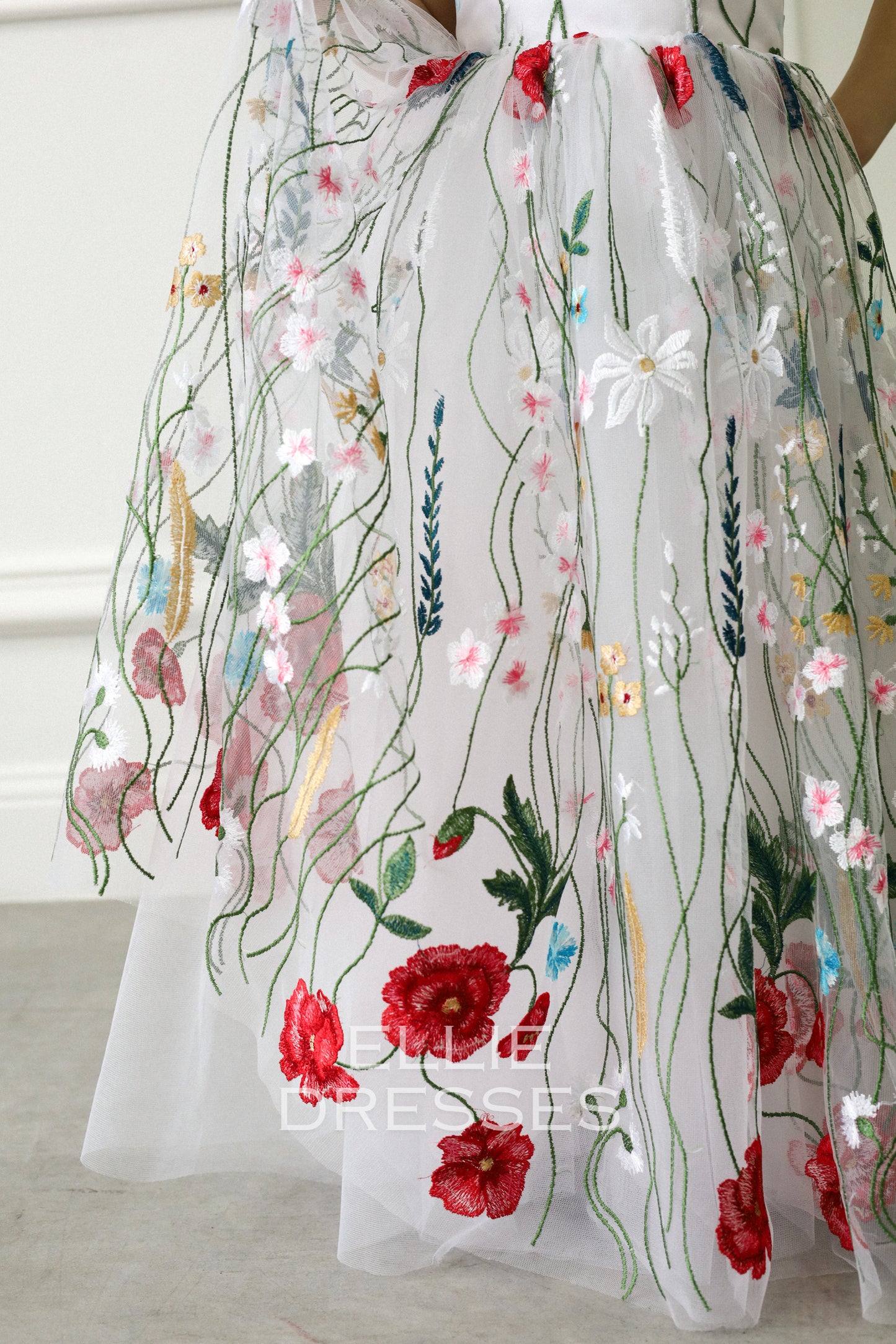 NEW! Colored Girl Gown