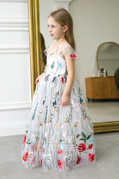 NEW! Colored Girl Gown