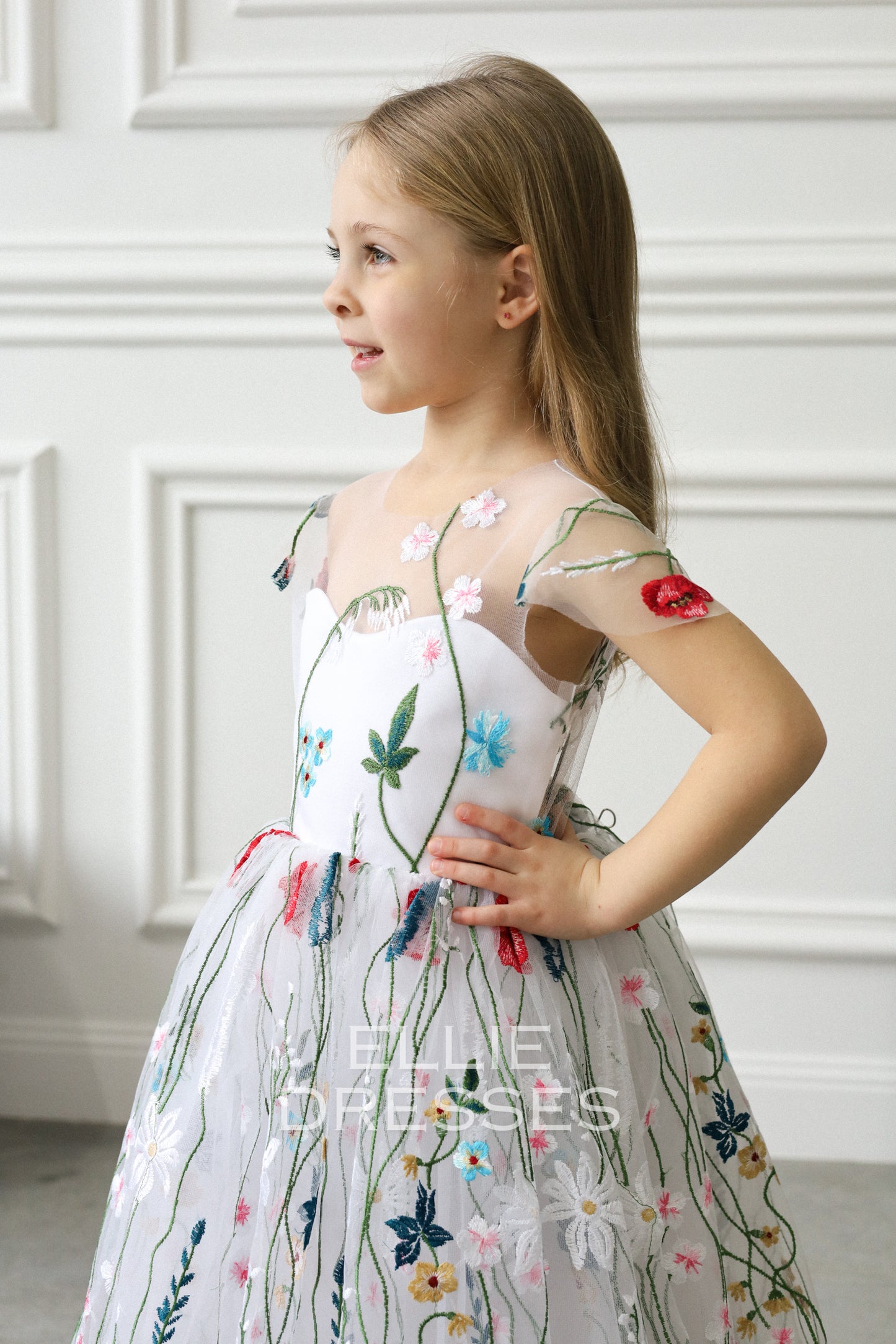 NEW! Colored Girl Gown