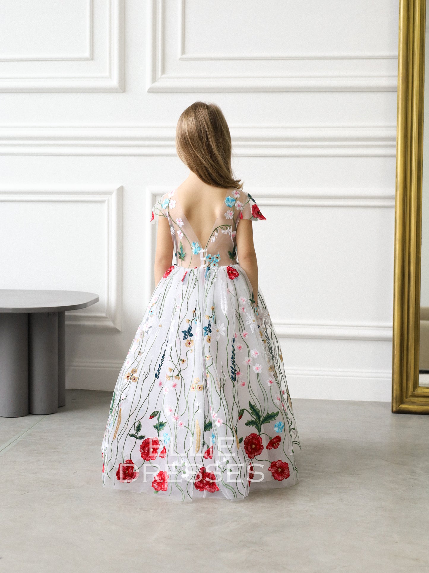 NEW! Colored Girl Gown