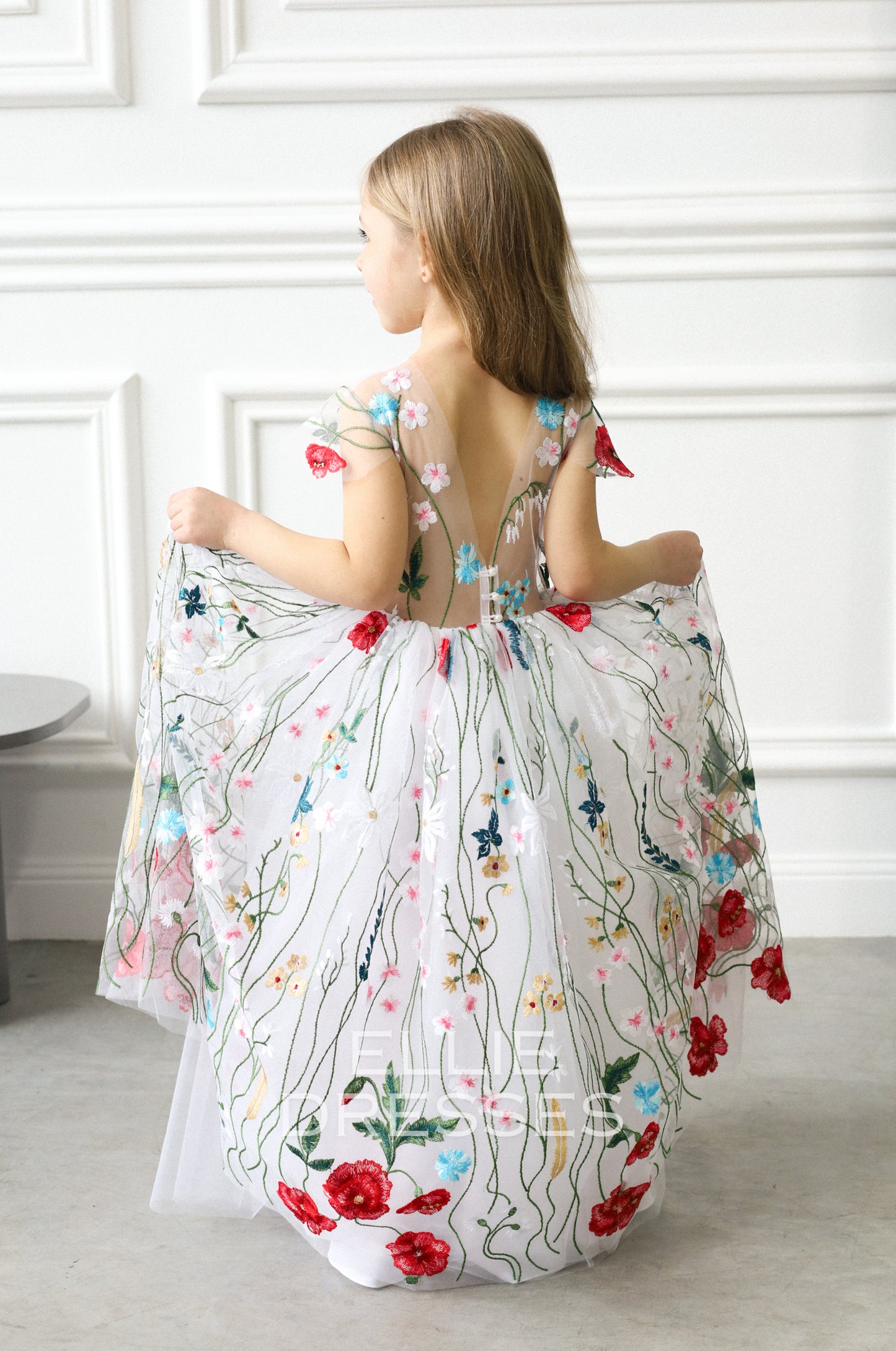 NEW! Colored Girl Gown