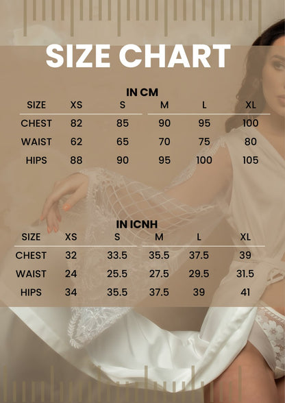 Bridal Short Robe with pearls