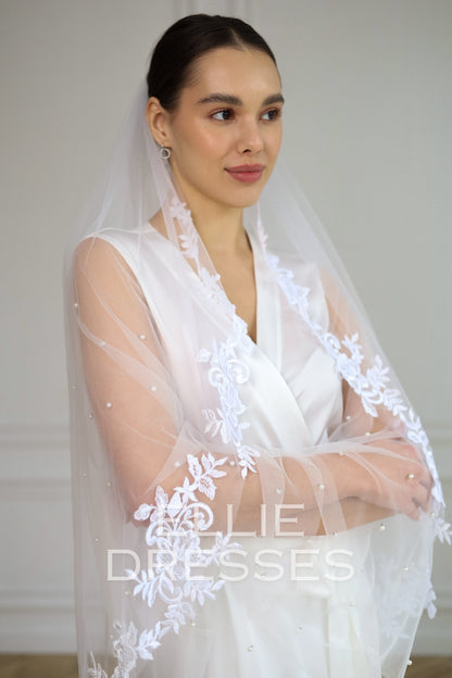 FLORAL WEDDING VEIL